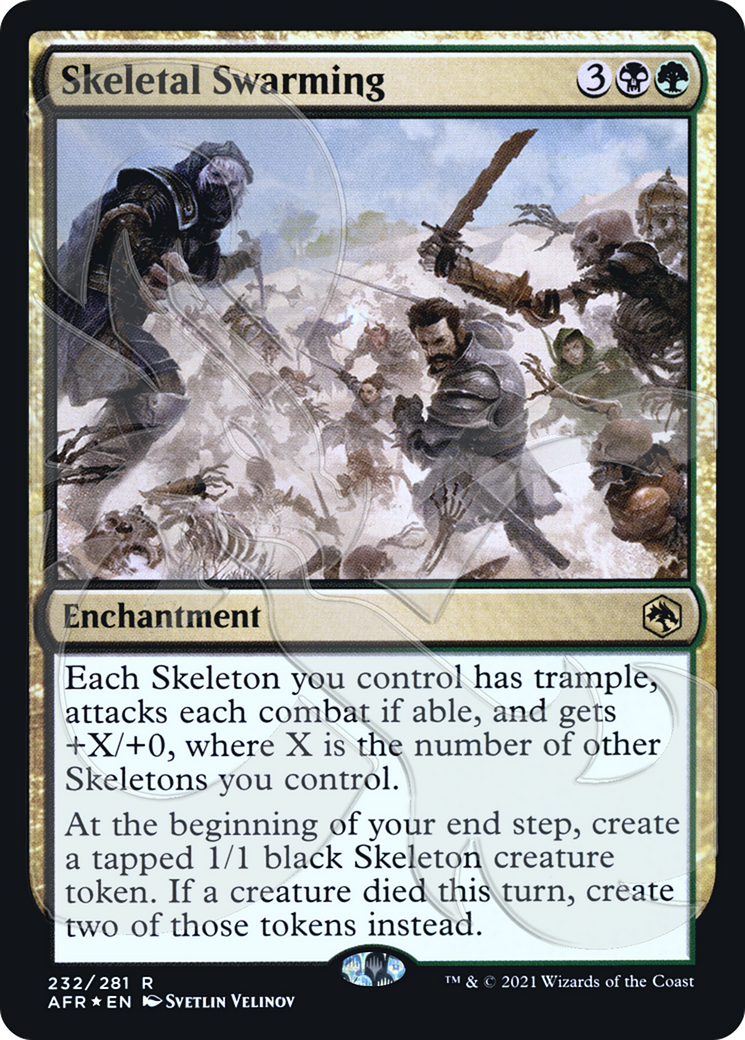 Skeletal Swarming (Ampersand Stamped) (AFR&-232A) (Foil)