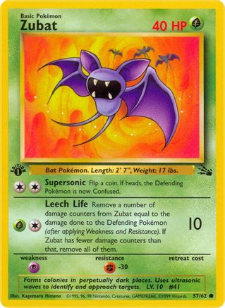 Zubat (FO-057) (1st Edition)
