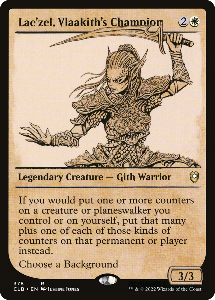 Lae'zel, Vlaakith's Champion (CLB-378) (Showcase) (Foil)
