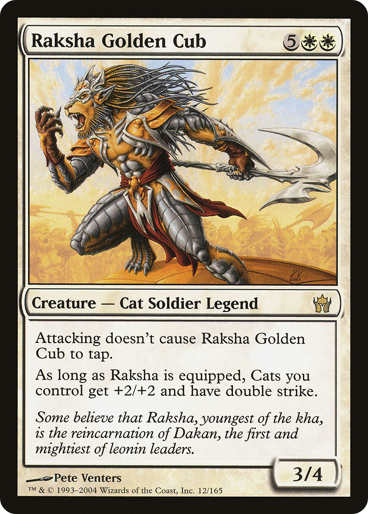 Raksha Golden Cub (5DN-012) (Foil)