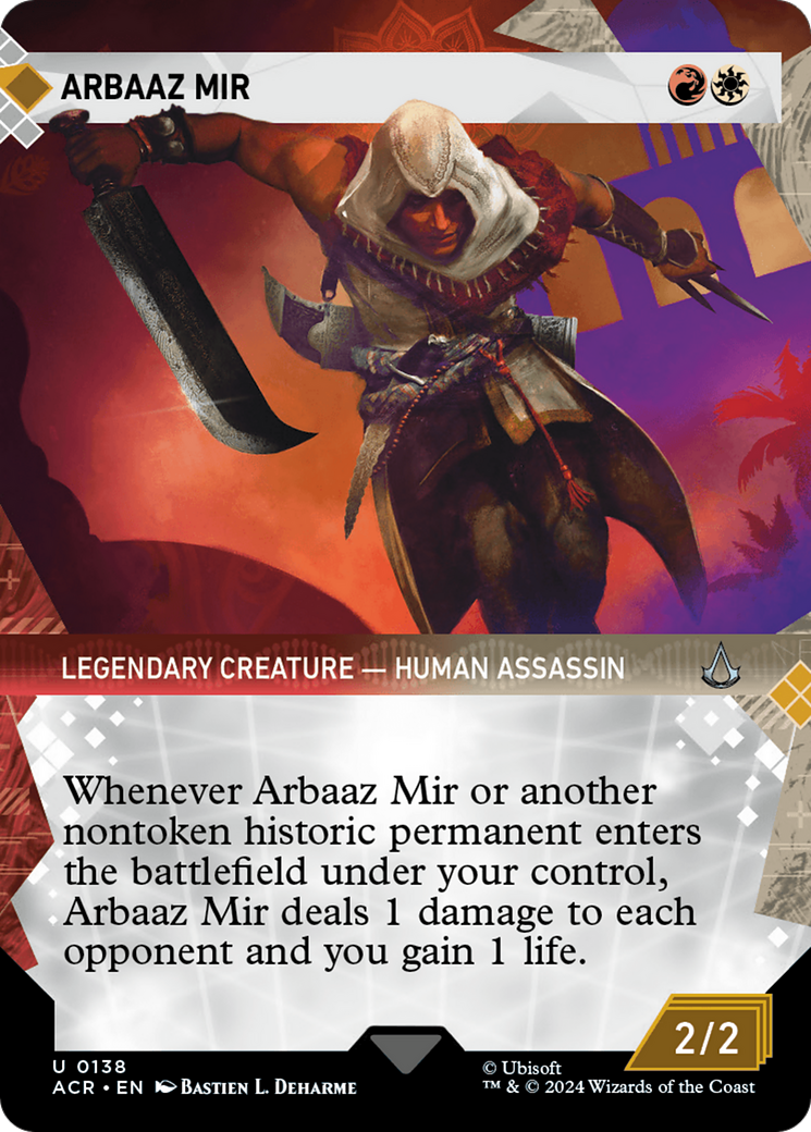 Arbaaz Mir (ACR-138) (Showcase) (Borderless) (Foil)