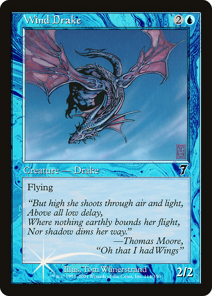 Wind Drake (7ED-114★) (Foil)