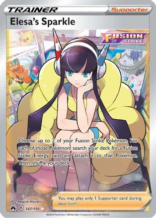 Elesa's Sparkle (Full Art) (CRZ-147) (Holofoil)