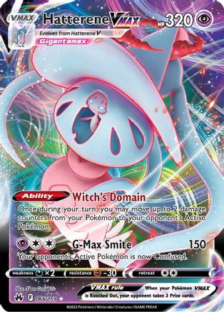 Hatterene VMAX (CRZ-066) (Holofoil)