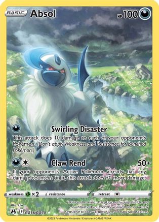 Absol (CRZ:GG-GG16) (Holofoil)