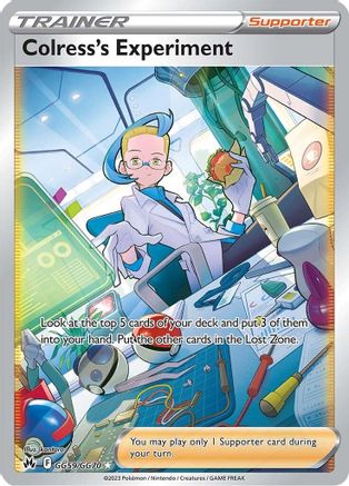Colress's Experiment (CRZ:GG-GG59) (Holofoil)