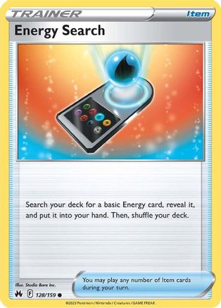 Energy Search (CRZ-128) (Reverse Holofoil)