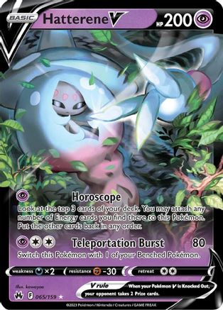 Hatterene V (CRZ-065) (Holofoil)
