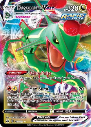 Rayquaza VMAX (101) (CRZ-101) (Holofoil)