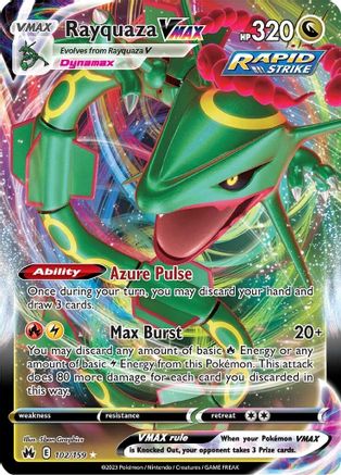 Rayquaza VMAX (102) (CRZ-102) (Holofoil)