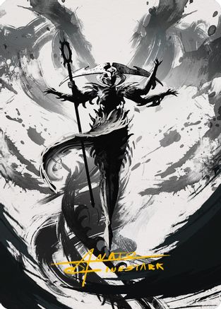 Atraxa, Grand Unifier Art Card (77/81) (Gold-Stamped Signature) (ASONE-077)