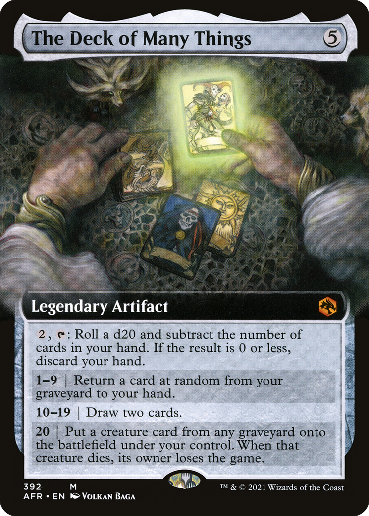 The Deck of Many Things (AFR-392) (Extended Art)