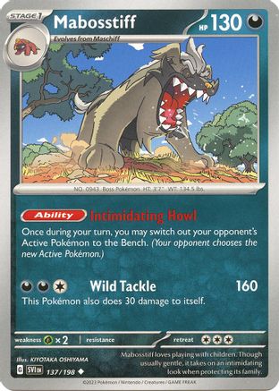 Mabosstiff (SVI-137) (Reverse Holofoil)
