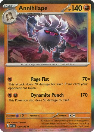 Annihilape (SVI-109) (Reverse Holofoil)