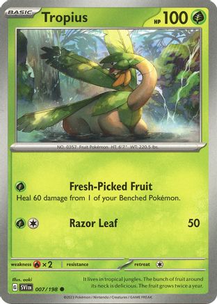 Tropius (SVI-007) (Reverse Holofoil)