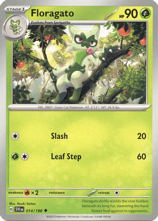 Floragato (SVI-014) (Reverse Holofoil)