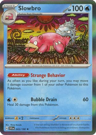 Slowbro (SVI-043) (Reverse Holofoil)