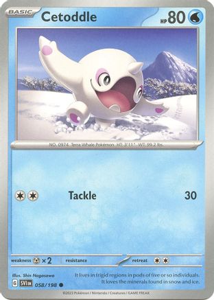 Cetoddle (SVI-058) (Reverse Holofoil)