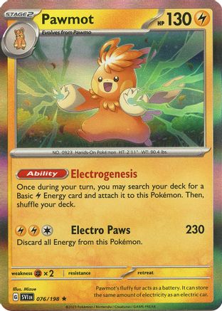 Pawmot (SVI-076) (Holofoil)
