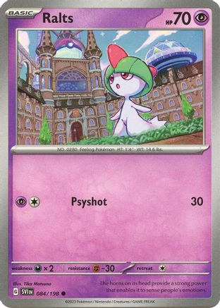 Ralts (SVI-084) (Reverse Holofoil)