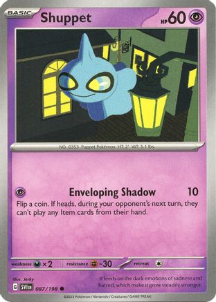 Shuppet (SVI-087) (Reverse Holofoil)