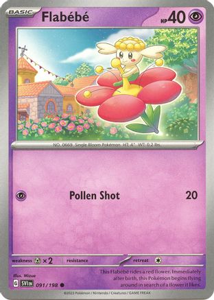 Flabebe (SVI-091) (Reverse Holofoil)