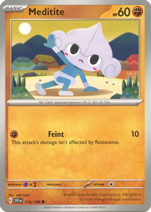 Meditite (SVI-110) (Reverse Holofoil)