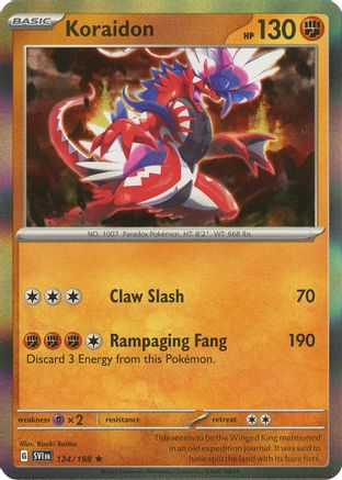 Koraidon (SVI-124) (Reverse Holofoil)