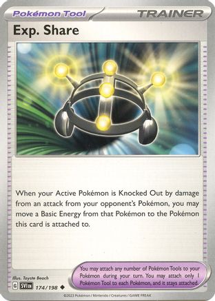 Exp. Share (SVI-174) (Reverse Holofoil)