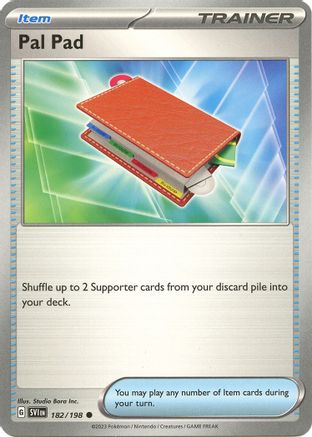 Pal Pad (SVI-182) (Reverse Holofoil)