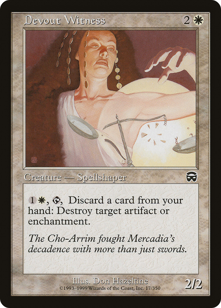 Devout Witness (MMQ-017) (Foil)