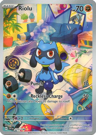 Riolu (SVI-215) (Holofoil)
