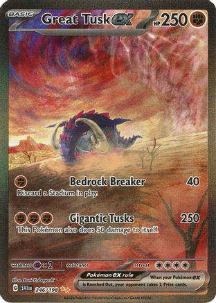 Great Tusk ex (SVI-246) (Holofoil)