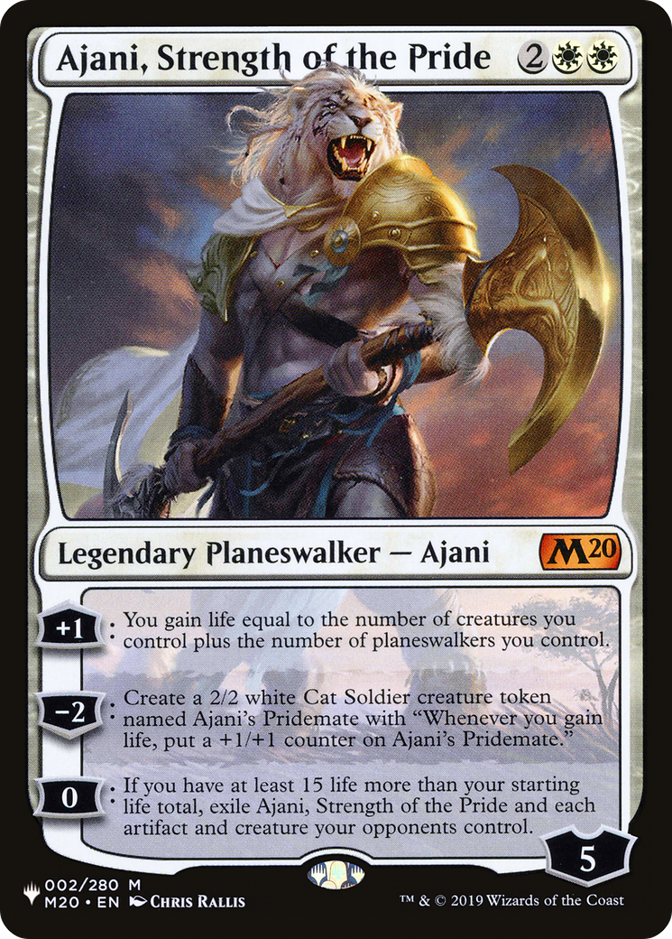 Ajani, Strength of the Pride (LIST-M20-2)