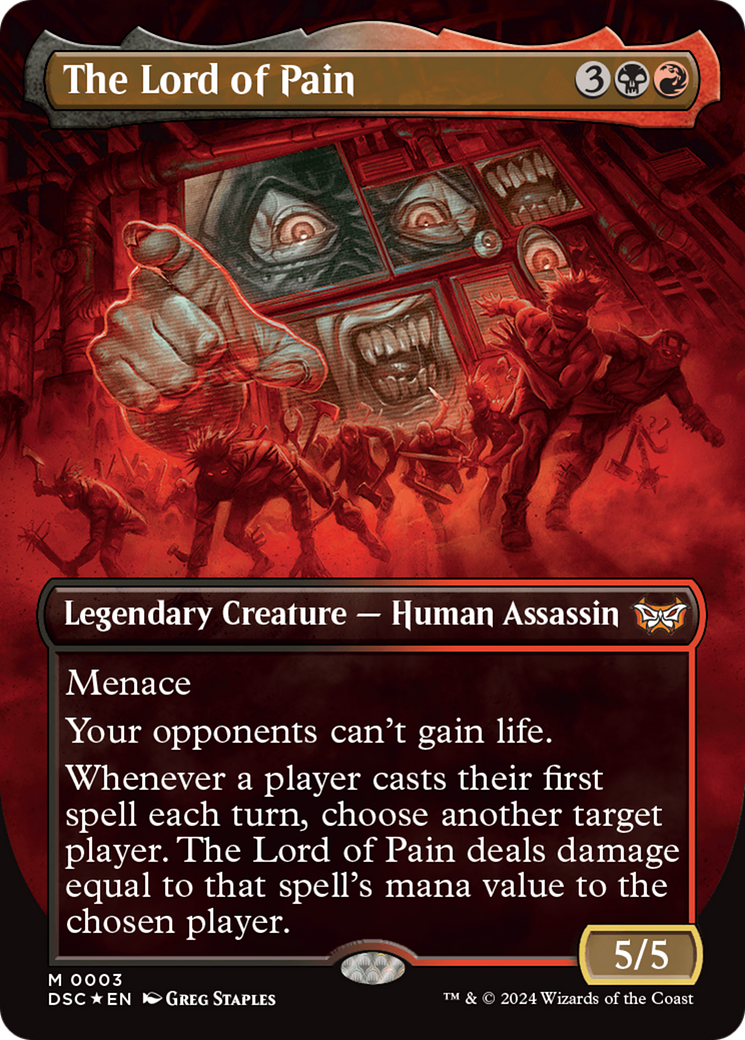 The Lord of Pain (DSC-003) (Borderless) (Foil)