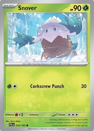 Snover (PAL-010) (Reverse Holofoil)