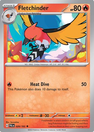 Fletchinder (PAL-029) (Reverse Holofoil)