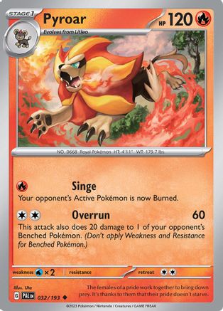 Pyroar (PAL-032)