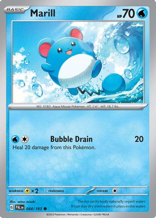 Marill (PAL-044) (Reverse Holofoil)