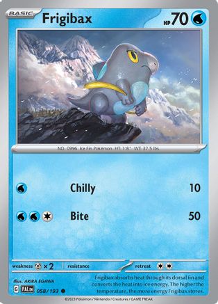 Frigibax (PAL-058) (Reverse Holofoil)