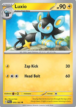Luxio (PAL-070) (Reverse Holofoil)