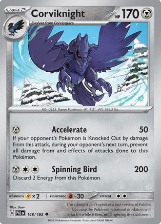 Corviknight (PAL-148) (Reverse Holofoil)