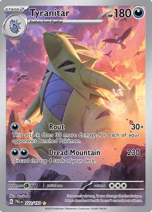 Tyranitar (PAL-222) (Holofoil)