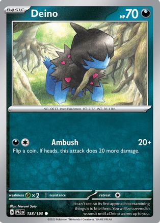 Deino (PAL-138) (Reverse Holofoil)