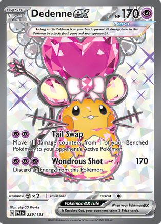 Dedenne ex (PAL-239) (Holofoil)