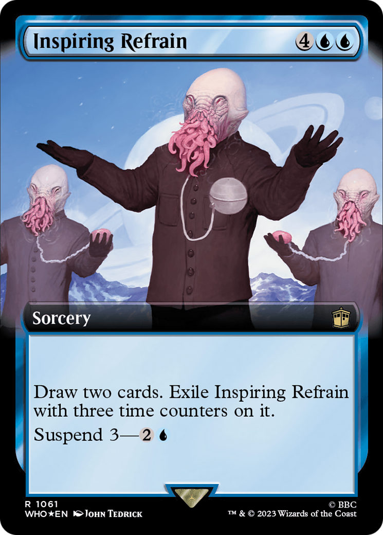 Inspiring Refrain (WHO-1061) (Extended Art) (Surge Foil)