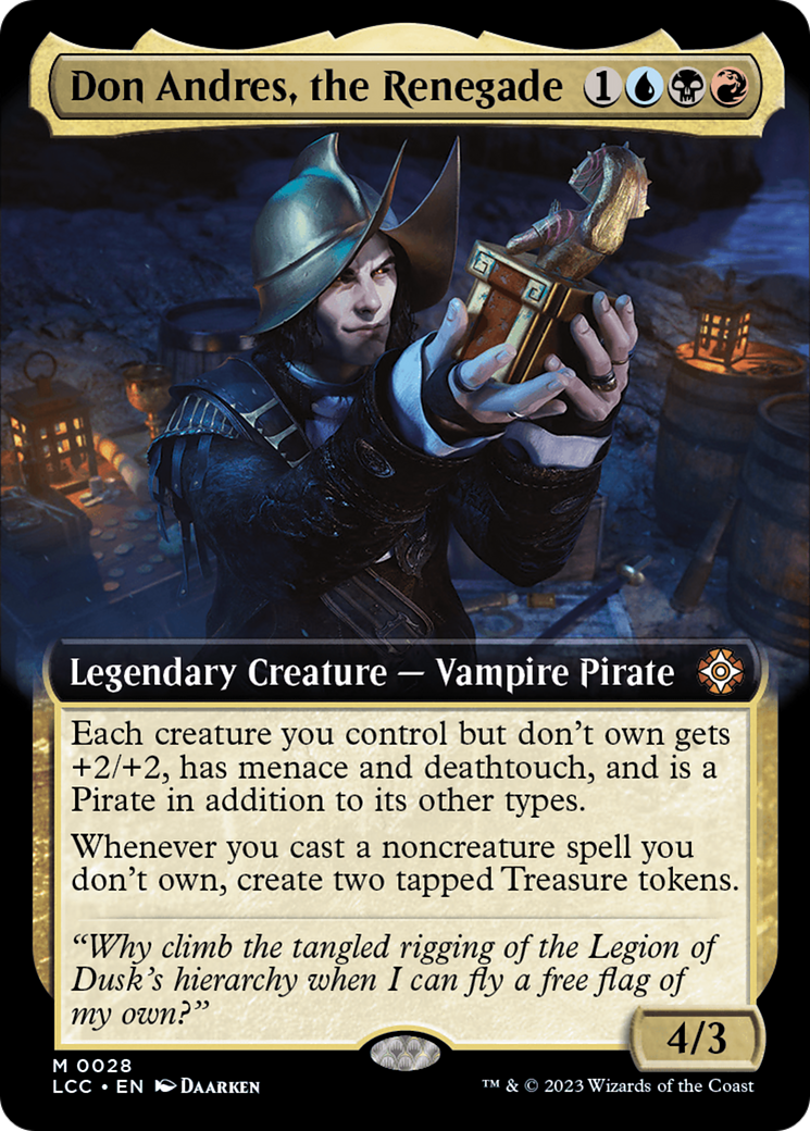 Don Andres, the Renegade (LCC-028) (Extended Art) (Foil)