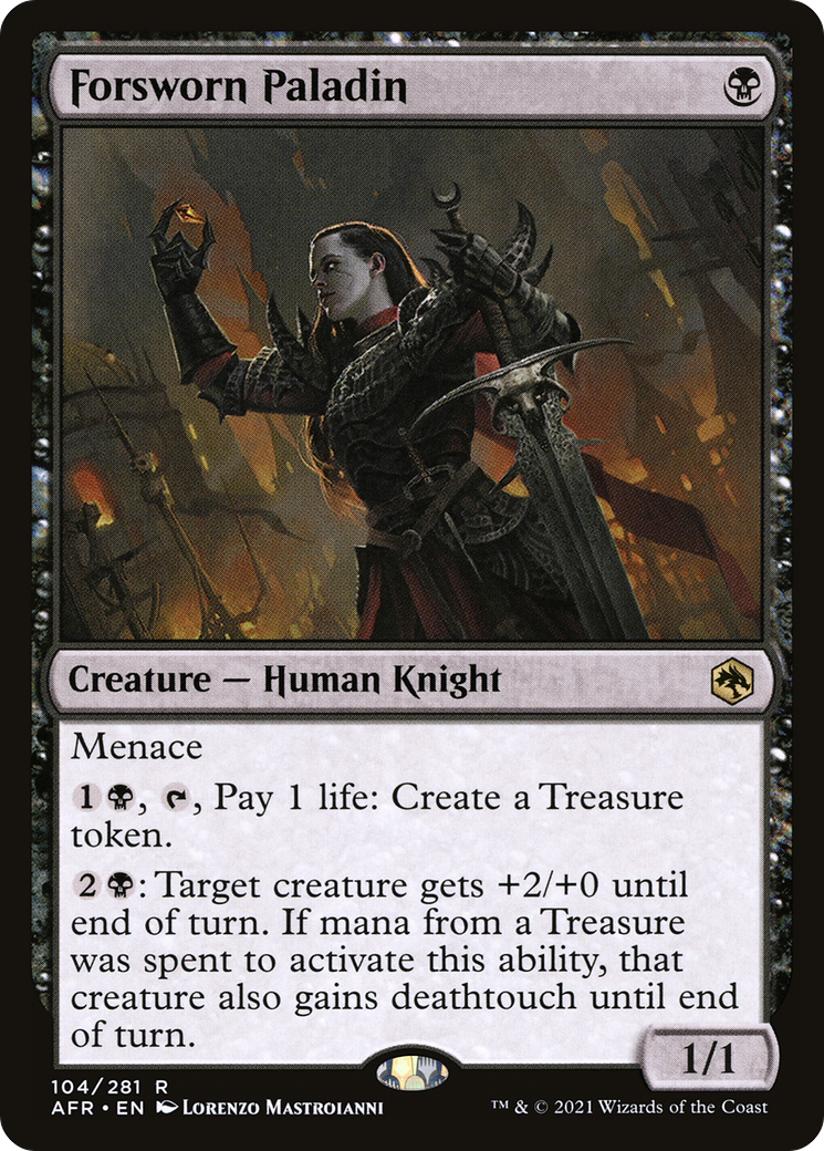 Forsworn Paladin (AFR-104) (Foil)
