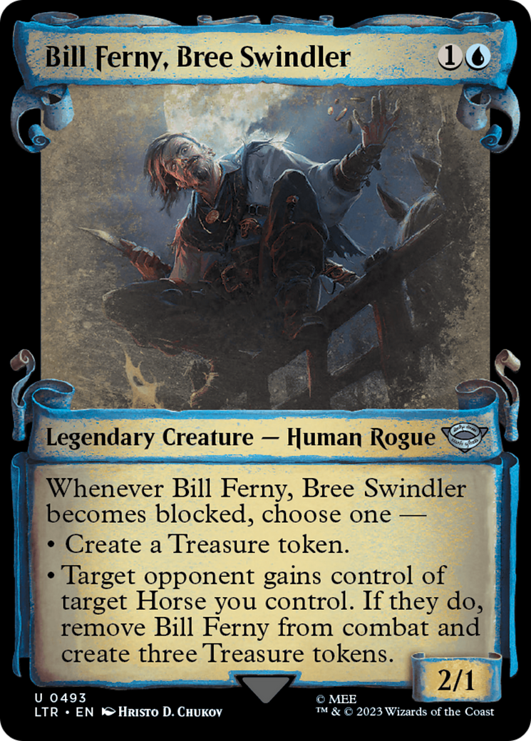 Bill Ferny, Bree Swindler (LTR-493) (Showcase) (Scroll)