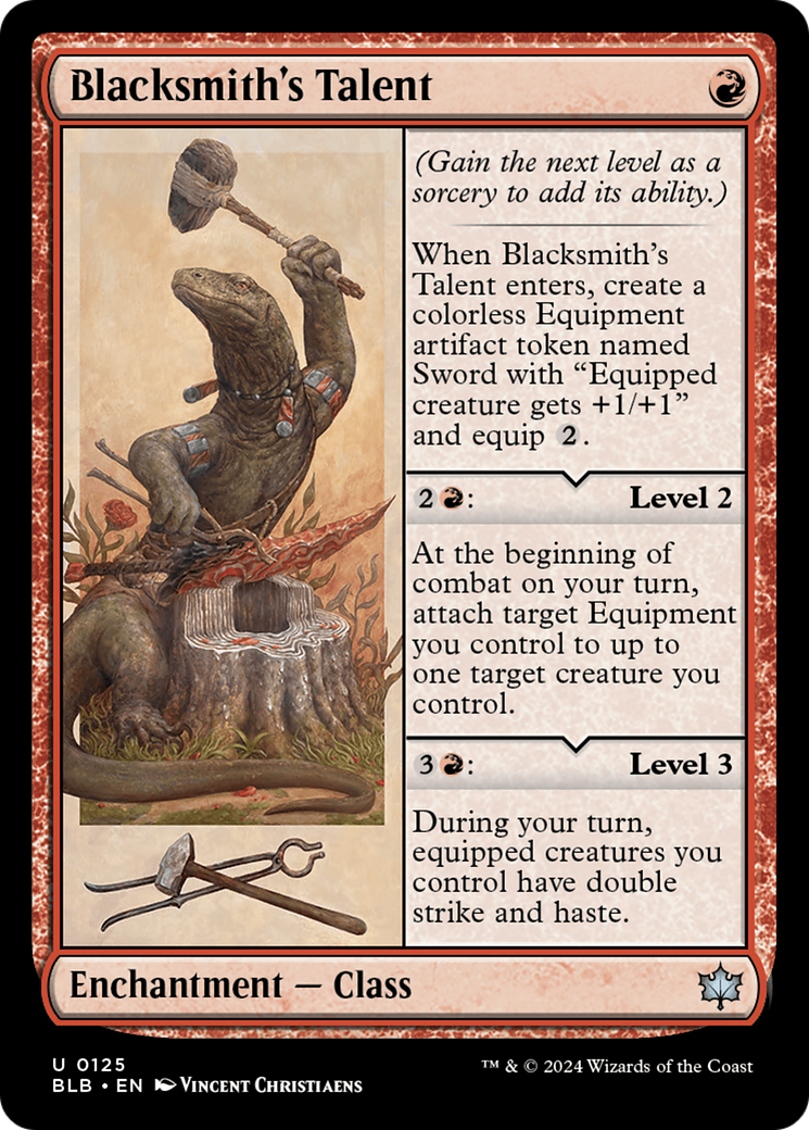 Blacksmith's Talent (BLB-125)